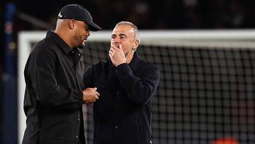 Vincent Kompany et Luis Enrique, entraineurs respectifs du Bayern et du PSG