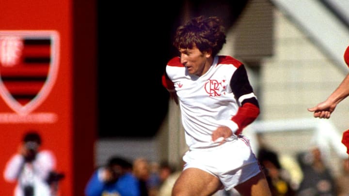 Zico jogador do Flamengo