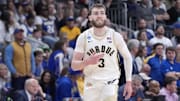 Purdue Boilermakers guard Braden Smith (3) reacts after a basket