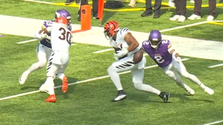 Isaiah Rodgers had two touchdowns by himself in the first half against the Bengals on Sunday. Isaiah Rodgers had two touchdowns by himself in the first half against the Bengals on Sunday.