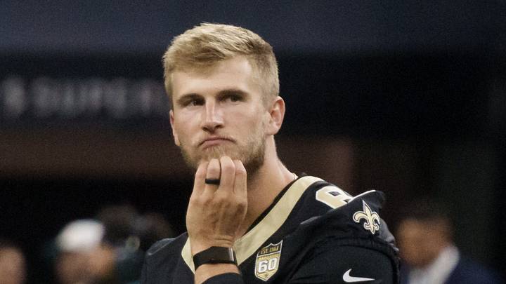 New Orleans Saints quarterback Tyler Shough