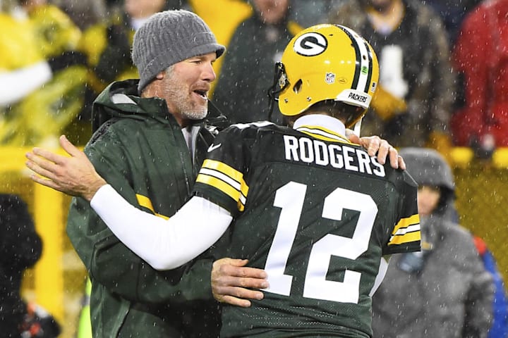 Brett Favre, Aaron Rodger