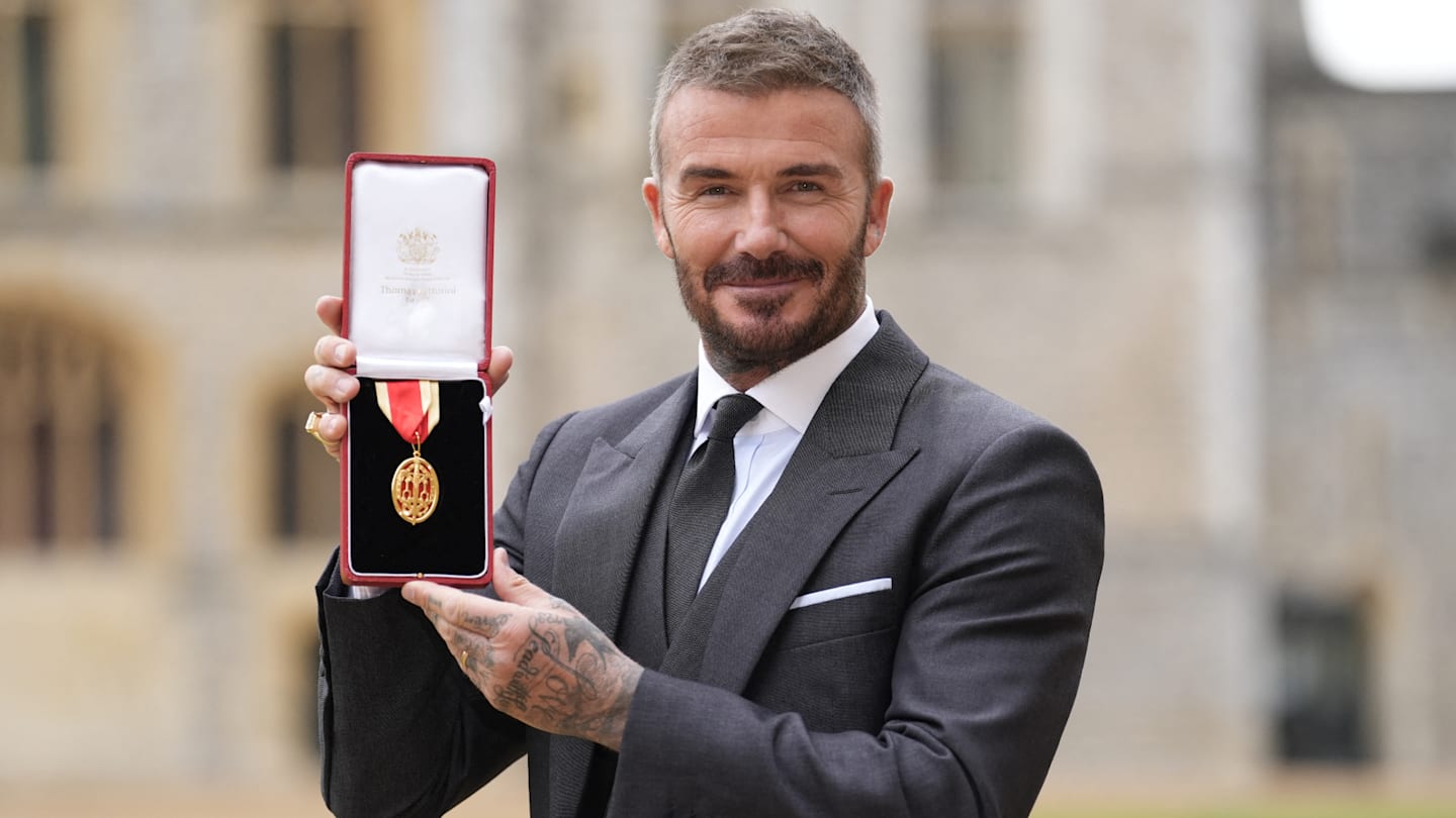 David Beckham Joins Illustrious Group to Receive Highest British Honor