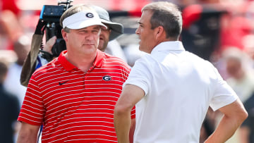 South Carolina football head coach Shane Beamer and Georgia Bulldogs coach Kirby Smart