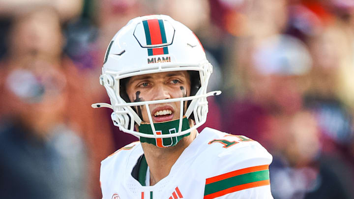 Miami Hurricanes QB Carson Beck
