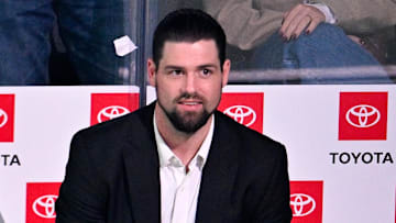 Oct 14, 2025; Dallas, Texas, USA; Dallas Stars left wing Jamie Benn (14) is introduced before the game between the Dallas Stars and the Minnesota Wild at American Airlines Center. Mandatory Credit: Jerome Miron-Imagn Images
