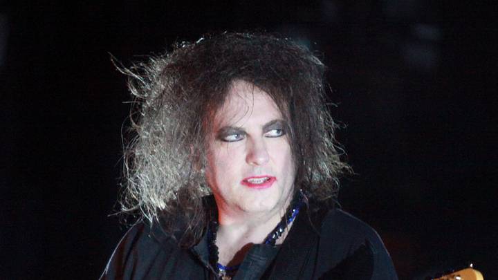 The Cure performs in concert