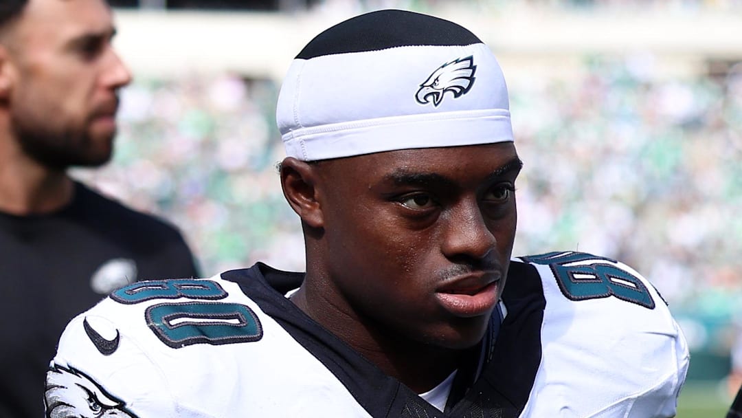 Philadelphia Eagles wide receiver Darius Cooper Philadelphia Eagles wide receiver Darius Cooper