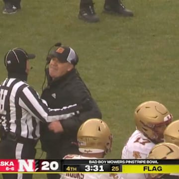 O'Brien was not happy with this call.