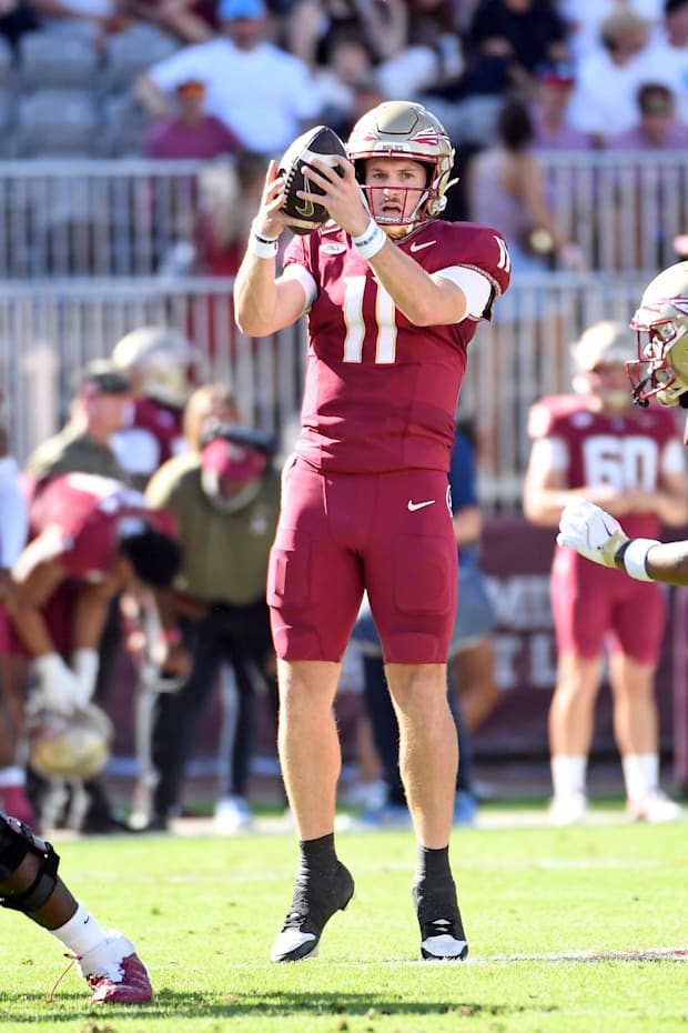 Florida State Seminoles quarterback Brock Glenn]