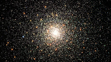 Hubble Space Telescope photo of spiral galaxy NGC 4414