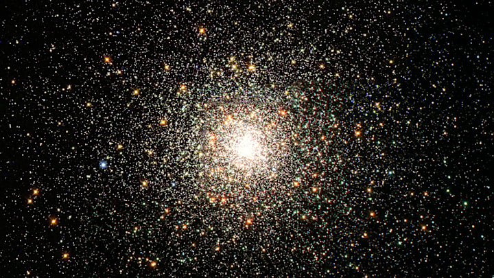 Hubble Space Telescope photo of spiral galaxy NGC 4414