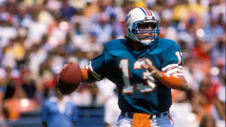 Dan Marino was the NFL Rookie of the Year in 1983, the NFL MVP in 1984 and was a nine-time Pro Bowler.