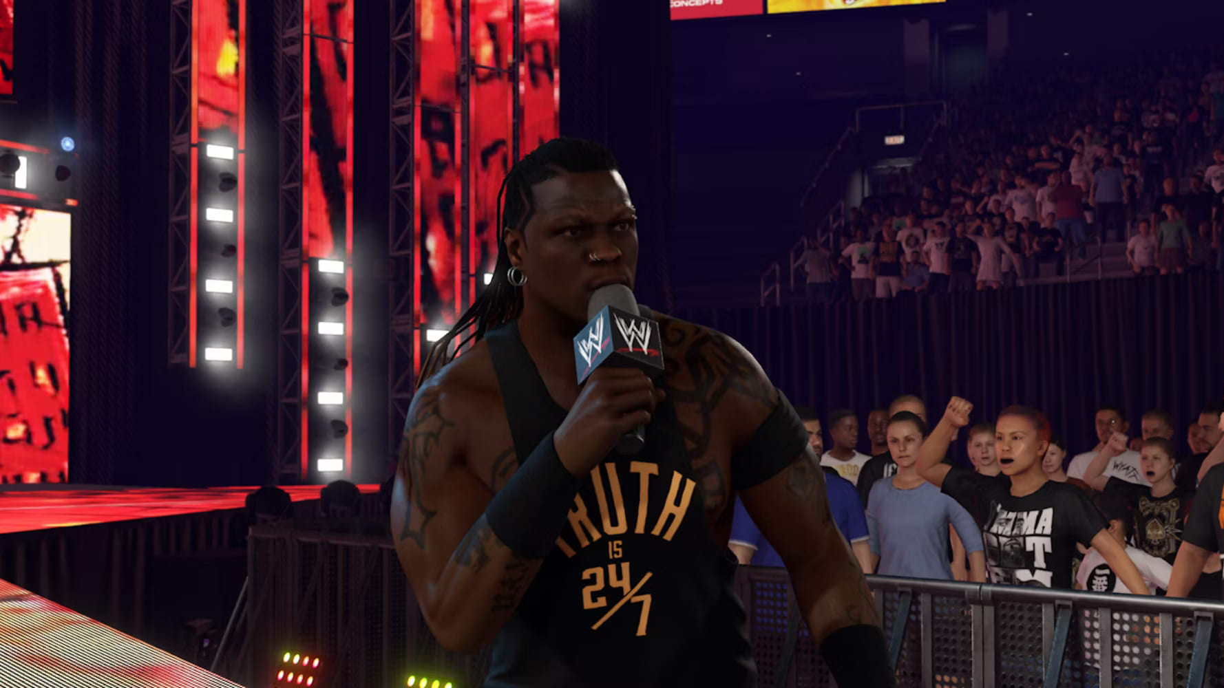 R-Truth WWE 2K24 entrance