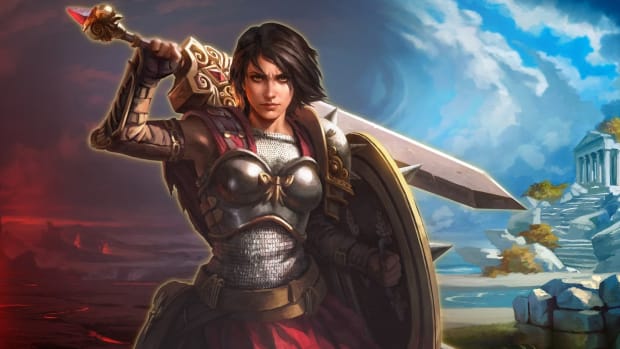 Art of the goddess Bellona for SMITE 2.