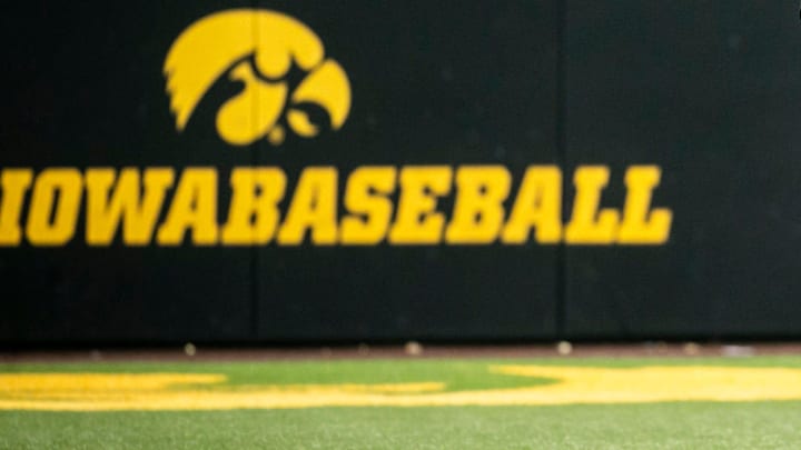 Iowa's Keaton Anthony flips his bat after hitting a home run during a NCAA Big Ten Conference baseball game against Nebraska, Friday, April 21, 2023, at Duane Banks Field in Iowa City, Iowa.

230421 Nebraska Iowa B 020 Jpg
