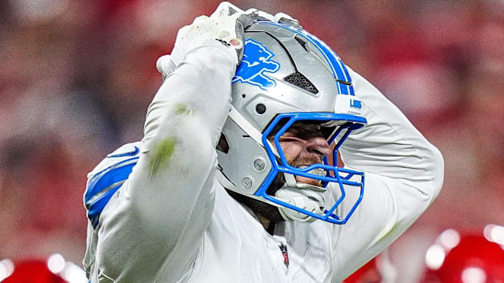 Detroit Lions defensive end Pat O'Connor (95). Detroit Lions defensive end Pat O'Connor (95).