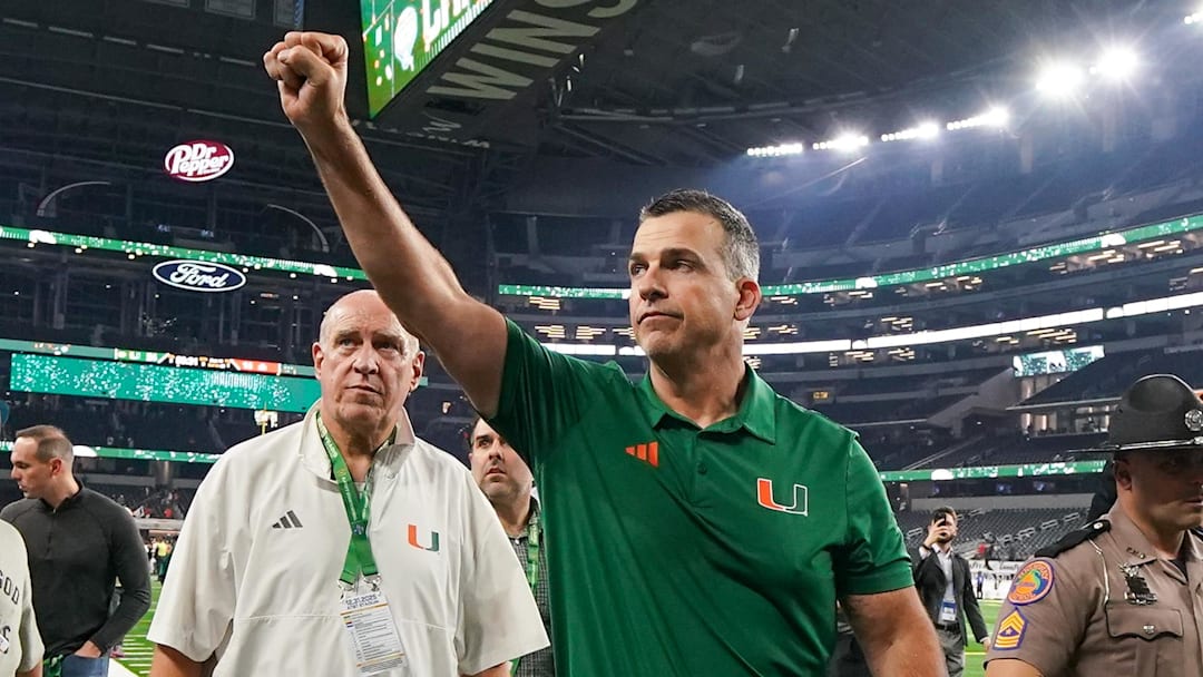 Miami Hurricanes head coach Mario Cristobal