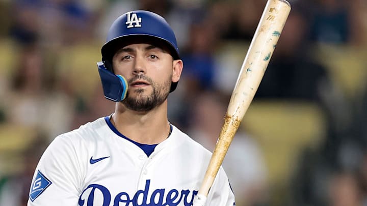 Outfielder Michael Conforto is the only starter in the Los Angeles Dodgers' lineup with a negative fWAR through May.