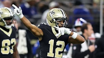 Saints wide receiver Chris Olave could be one of the most highly sought-after players at the NFL trade deadline.