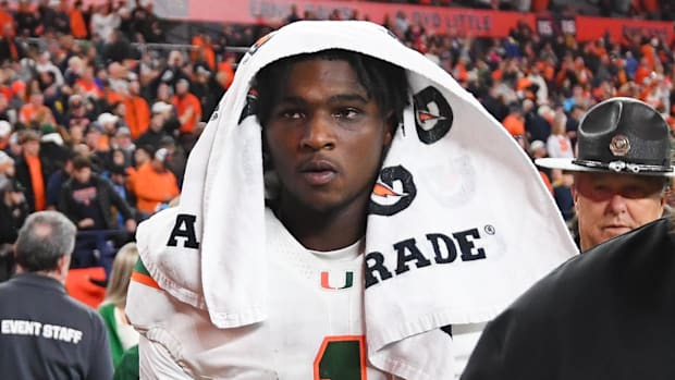 Miami Hurricanes quarterback Cam Ward 