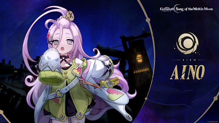 Genshin Impact Aino reveal artwork.
