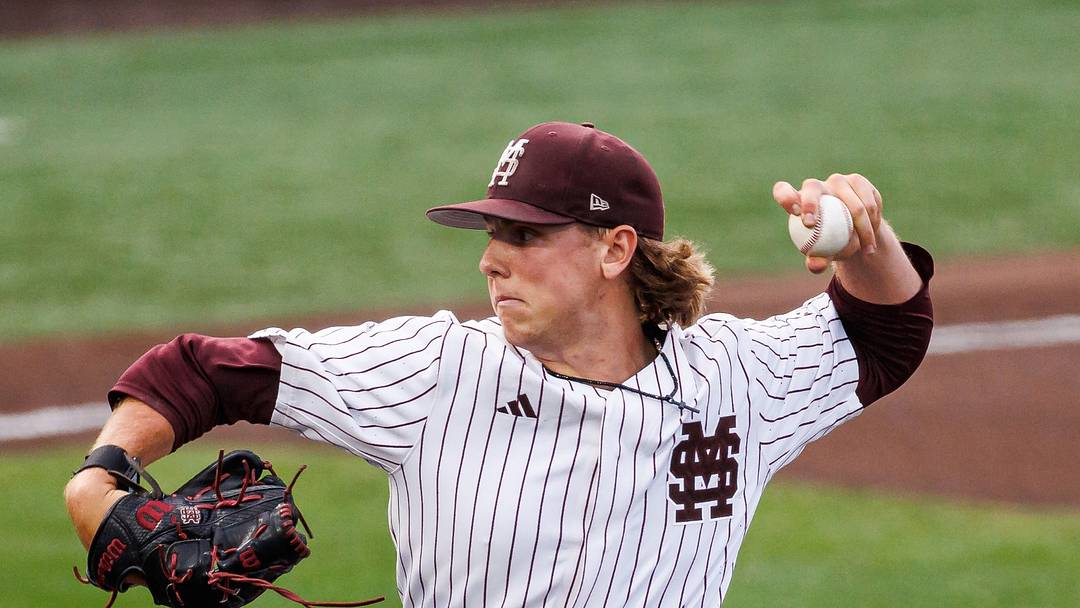 Mississippi State pitcher Tomas Valincius was dominant in a 10-3 series-opening win against No. 6 Auburn. 