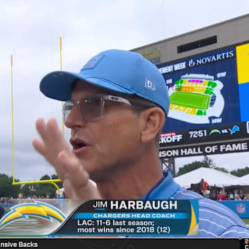 Jim Harbaugh is fired up for the season to start.