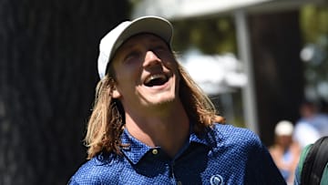 Trevor Lawrence at the American Century Celebrity Golf Championship at Edgewood Tahoe on July 11, 2025.