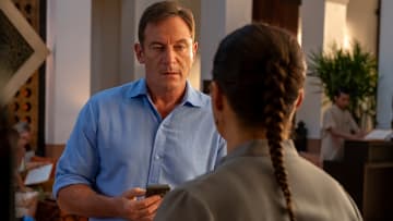Jason Isaacs in The White Lotus season 3 on HBO