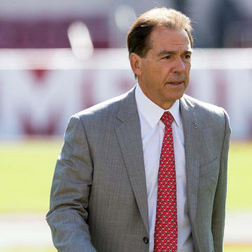 Nick Saban would like to see a change in how the College Football Playoff selection committee makes its picks.