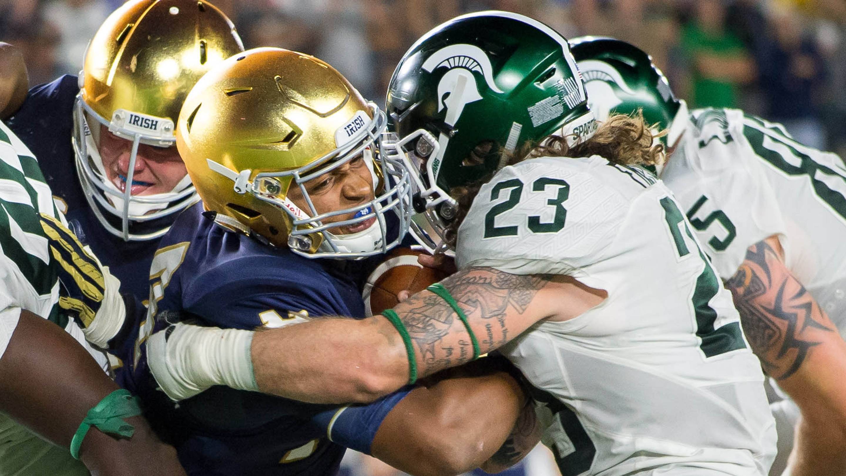 3 Biggest Storylines Surrounding MSU's Rivalry Game at Notre Dame