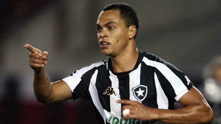 Brazilian Botafogo's Dodo celebrates aft