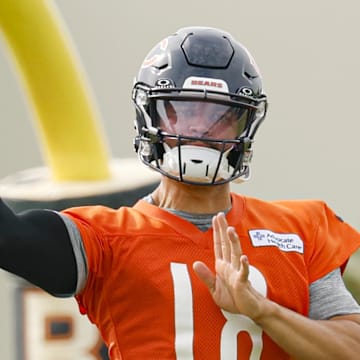 Bears coach Ben Johnson on Caleb Williams: “I saw a guy with immense potential. Every week he made throws that made you drop your jaw a little bit. Hell, I experienced it when I was standing on the sideline when he played against us.”