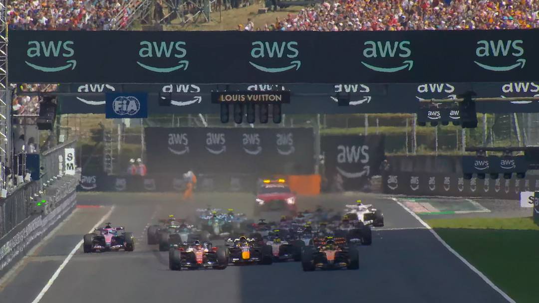 AWS Branding Hungarian GP Start AWS Branding Hungarian GP Start
