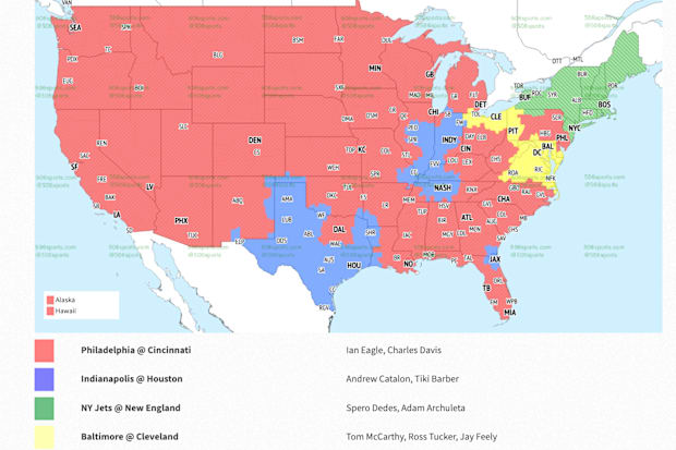 CBS Coverage Map 