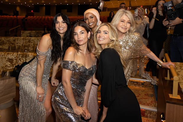 Brenna Huckaby, Lily Aldridge, Halima Aden, Kate Upton and Martha Stewart