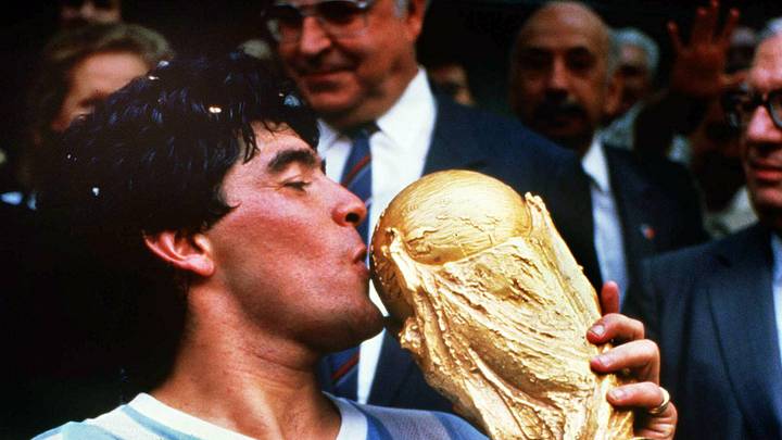Maradona lifted the World Cup in 1986. Maradona lifted the World Cup in 1986.