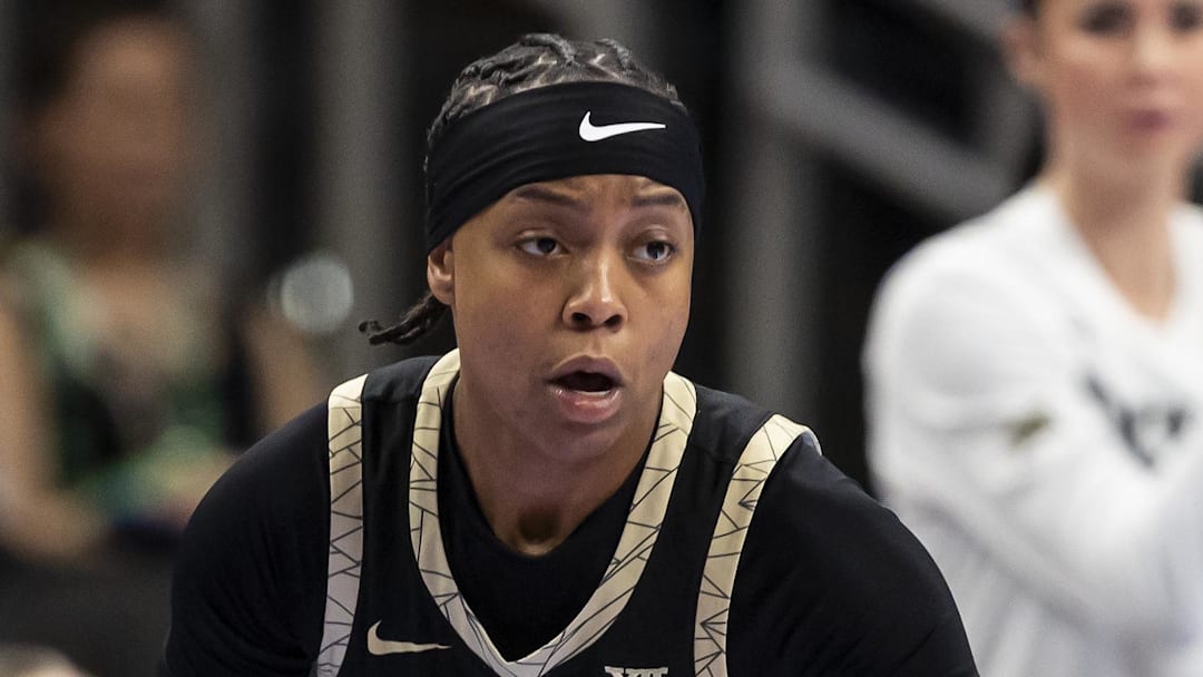 Mar 7, 2026; Kansas City, MO, USA;  Colorado Buffaloes guard Desiree Wooten (3) brings the ball up court against the West Virginia Mountaineers during the first half at T-Mobile Center.