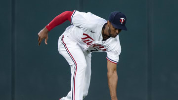 Sep 22, 2023; Minneapolis, Minnesota, USA; Minnesota Twins center fielder Michael A. Taylor (2)