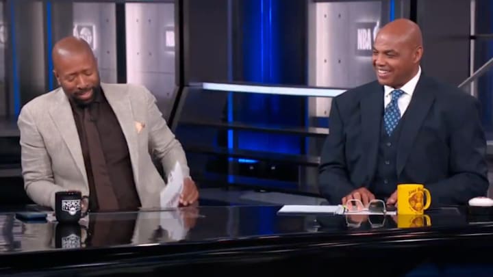 Kenny and Chuck were going at it. Kenny and Chuck were going at it.