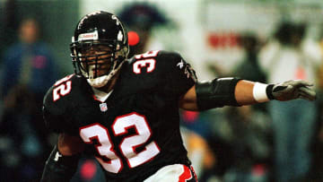 Running back Jamal Anderson of the Atlanta Falcons