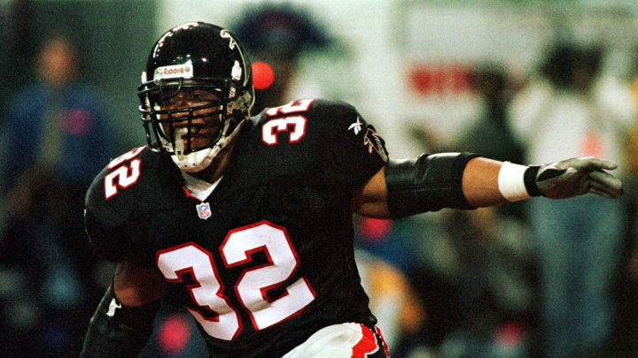 Running back Jamal Anderson of the Atlanta Falcons