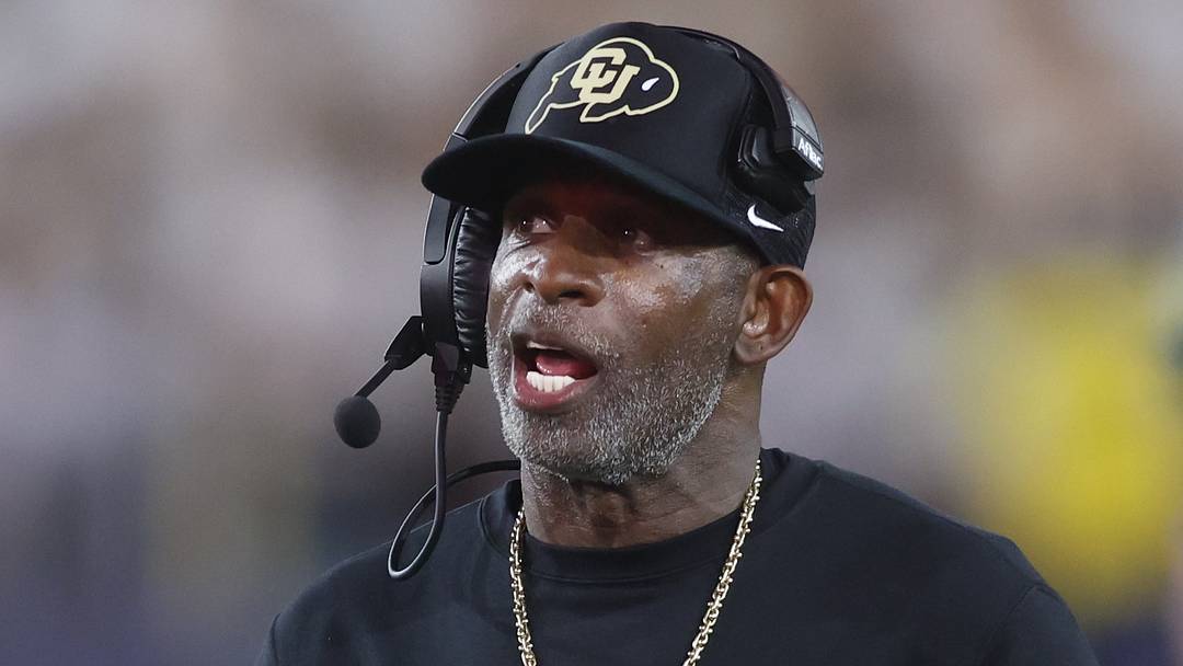 Sep 3, 2026; Atlanta, Georgia, USA; Colorado Buffaloes head coach Deion Sanders reacts in the first half against the Georgia Tech Yellow Jackets at Bobby Dodd Stadium at Hyundai Field. Mandatory Credit: Brett Davis-Imagn Images Sep 3, 2026; Atlanta, Georgia, USA; Colorado Buffaloes head coach Deion Sanders reacts in the first half against the Georgia Tech Yellow Jackets at Bobby Dodd Stadium at Hyundai Field. Mandatory Credit: Brett Davis-Imagn Images