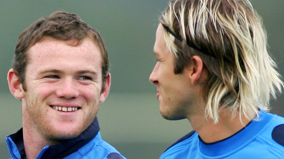 Wayne Rooney and David Beckham