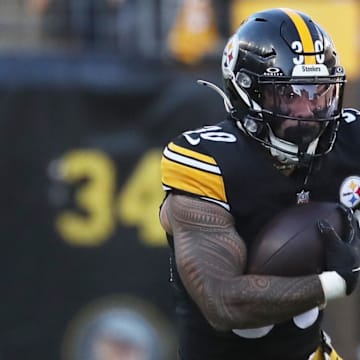 Steelers RB Jaylen Warren could see a bigger role in the offense this season, making him a potential fantasy sleeper.