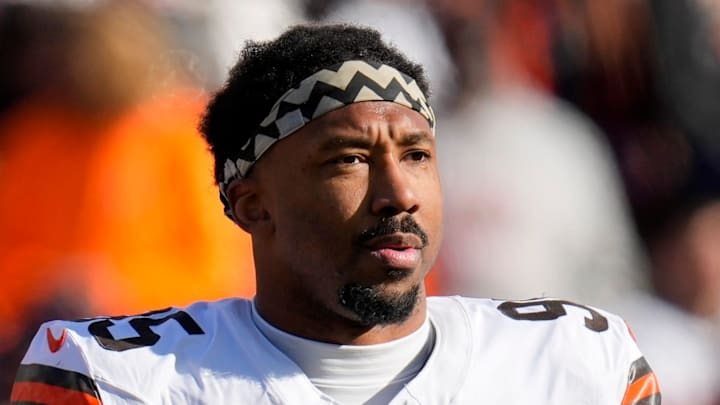 Cleveland Browns defensive end Myles Garrett