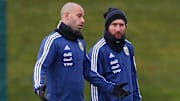 Javier Mascherano y Lionel Messi ganaron una medalla de oro en los Juegos Olímpicos de Pekín 2008