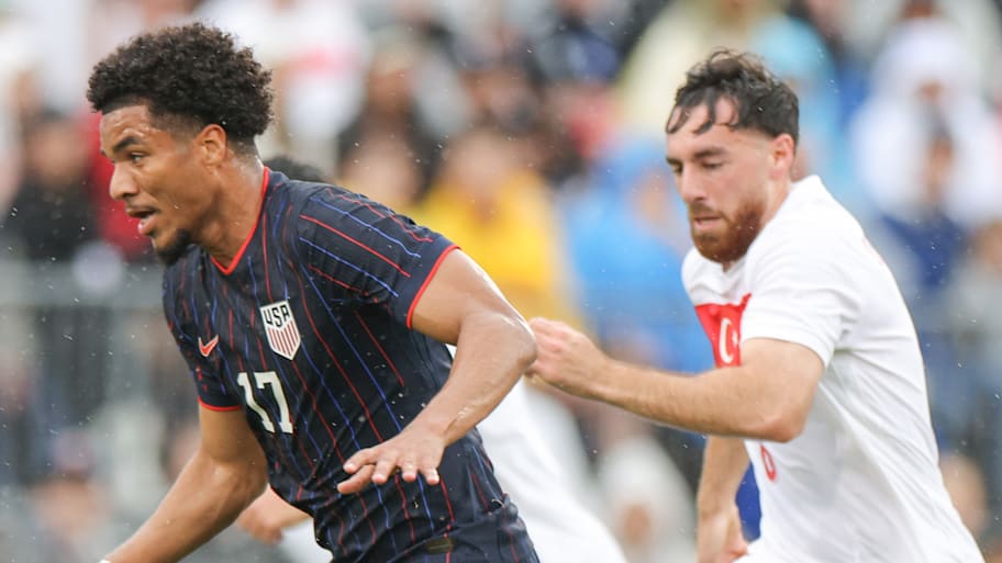 Malik Tillman (left) impressed in the USMNT's international friendly against Türkiye. | Getty Images/John Dorton/ISI Photos/USSF