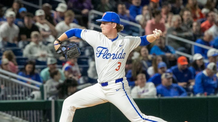 Former Florida Gators pitcher Cade Fisher is headed to play for the Auburn Tigers